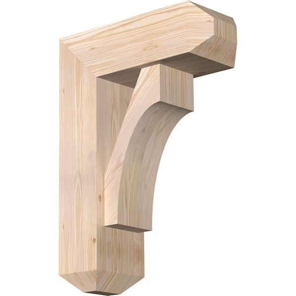 Ekena Millwork Westlake Craftsman Smooth Bracket w/ Offset Brace, Douglas Fir, 7 1/2"W x 20"D x 28"H BKT0806X20X28WTL04SDF - main